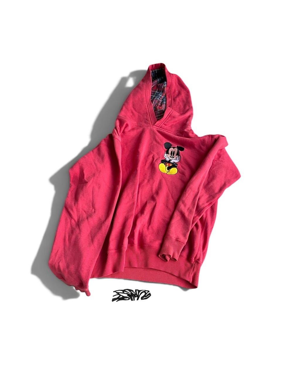 Red Vintage Mickey Disney Hoodie